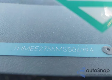 1991 Honda Civic из США, поврежденный, VIN JHMEE2755MS006194